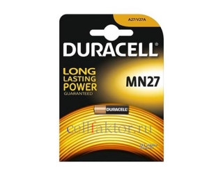 Батарейка алкалиновая DURACELL  MN27 BL-1