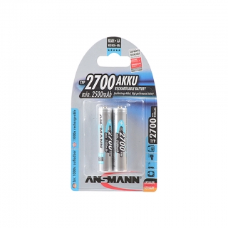 Аккумулятор ANSMANN  AA/HR6 2700mAh BL-2