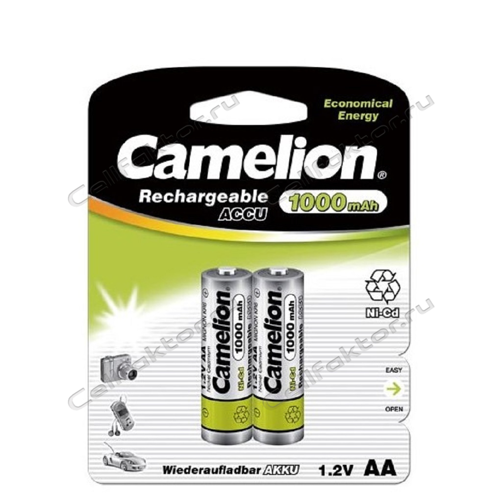 Camelion AA 1000mAh BL-2 аккумулятор никель-кадмий Ni-Cd купить оптом в СеллФактор с доставкой по Москве и России