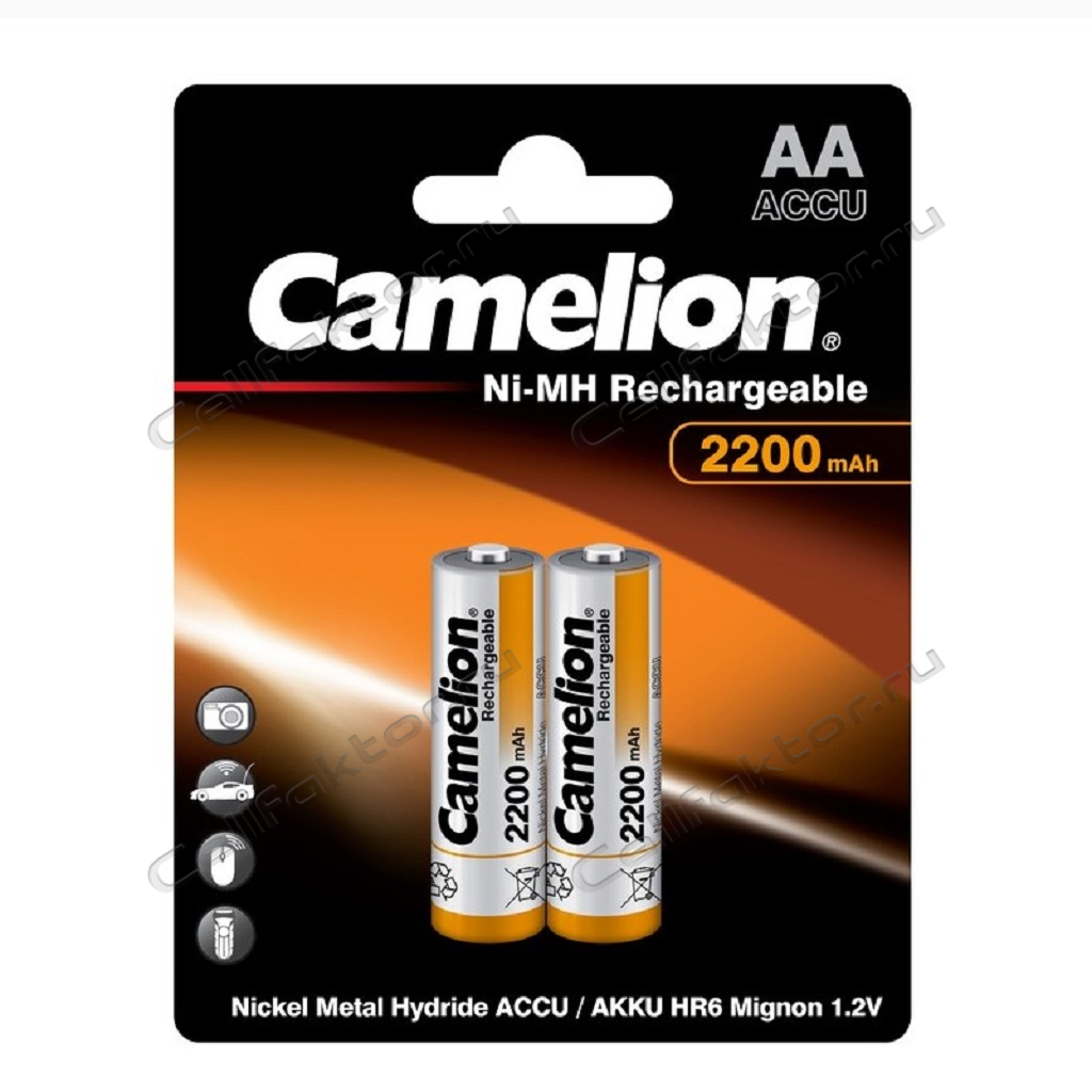 Camelion HR6 2200mAh BL-2 аккумулятор никель-металгидрид Ni-MH купить оптом в СеллФактор с доставкой по Москве и России