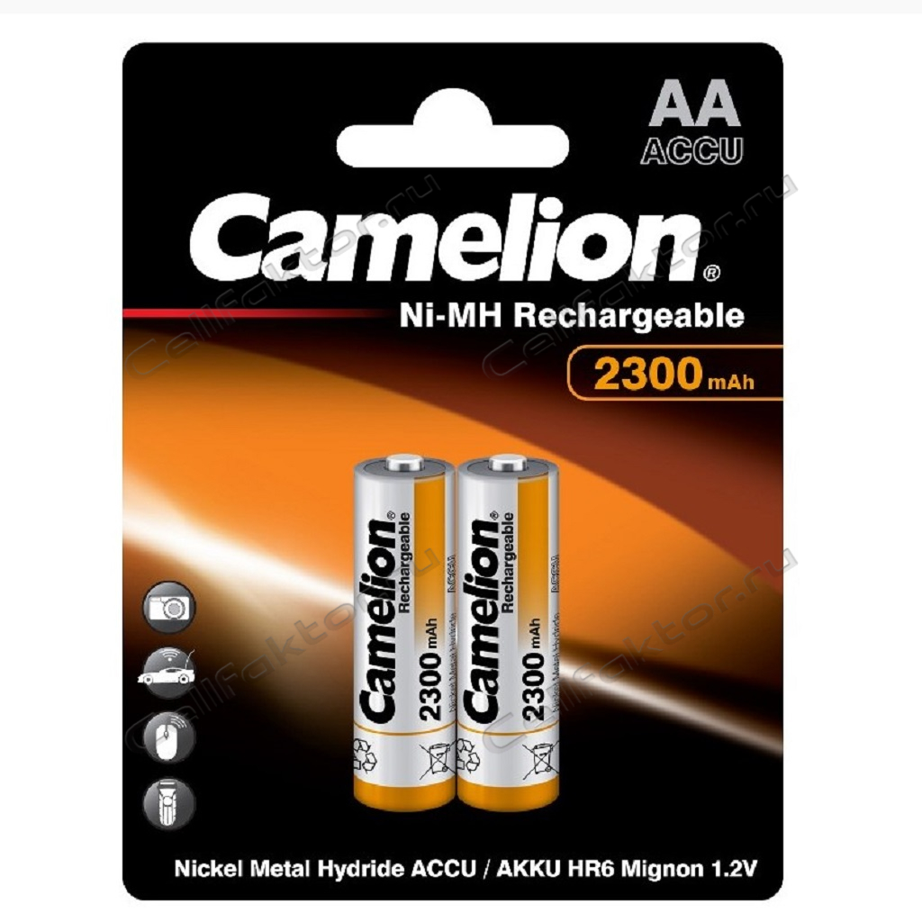 Camelion HR6 2300mAh BL-2 аккумулятор никель-металгидрид Ni-MH купить оптом в СеллФактор с доставкой по Москве и России