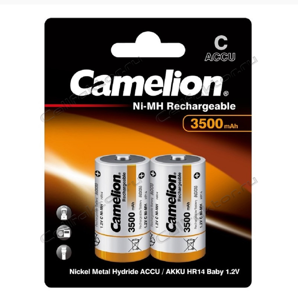 Camelion HR14 3500mAh BL-2 аккумулятор никель-металгидрид Ni-MH купить оптом в СеллФактор с доставкой по Москве и России