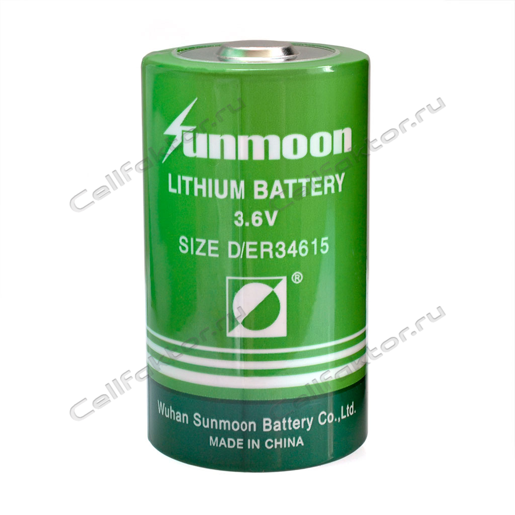 Батарейка литиевая SUNMOON ER34615 купить оптом в СеллФактор с доставкой по Москве и России