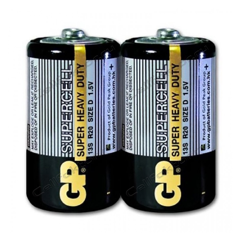 GP GREENCELL R20 батарейка солевая купить оптом в СеллФактор с доставкой по Москве и России