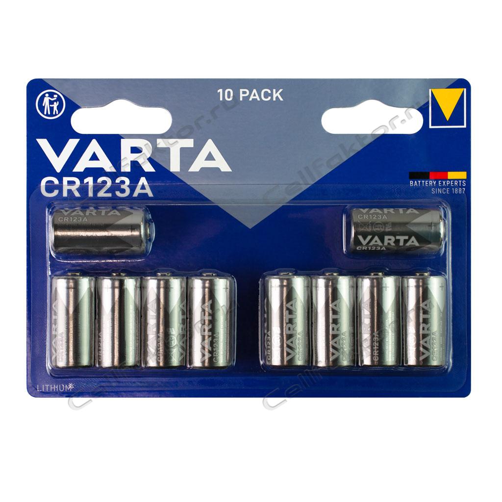 VARTA CR123A BL-10 батарейка литиевая для фотоаппарата купить оптом в СеллФактор с доставкой по Москве и России