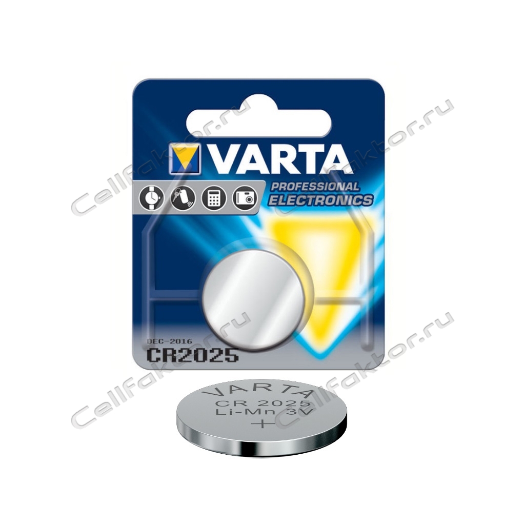 VARTA CR2025 батарейка литиевая купить оптом в СеллФактор с доставкой по Москве и России