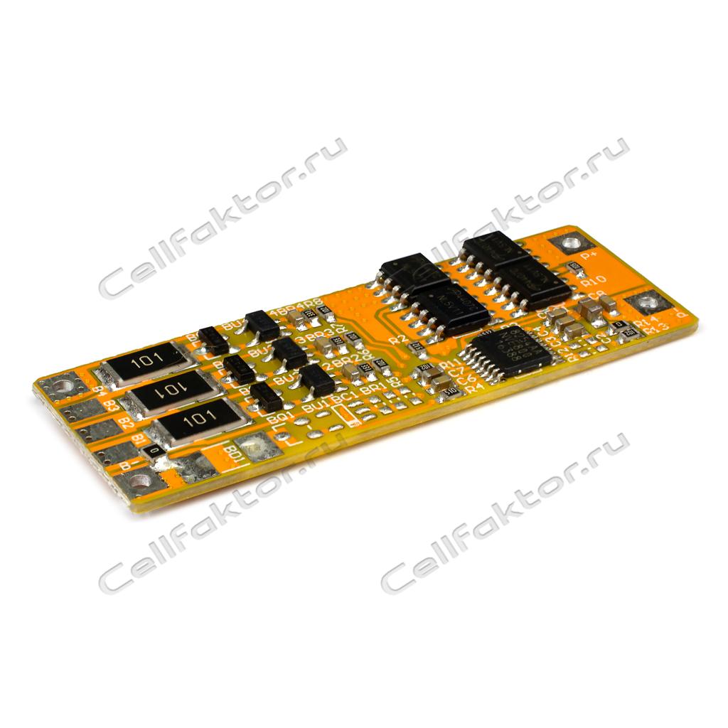 Плата контроля BMS Li-ion 3S 11.1V 7A купить оптом в СеллФактор с доставкой по Москве и России