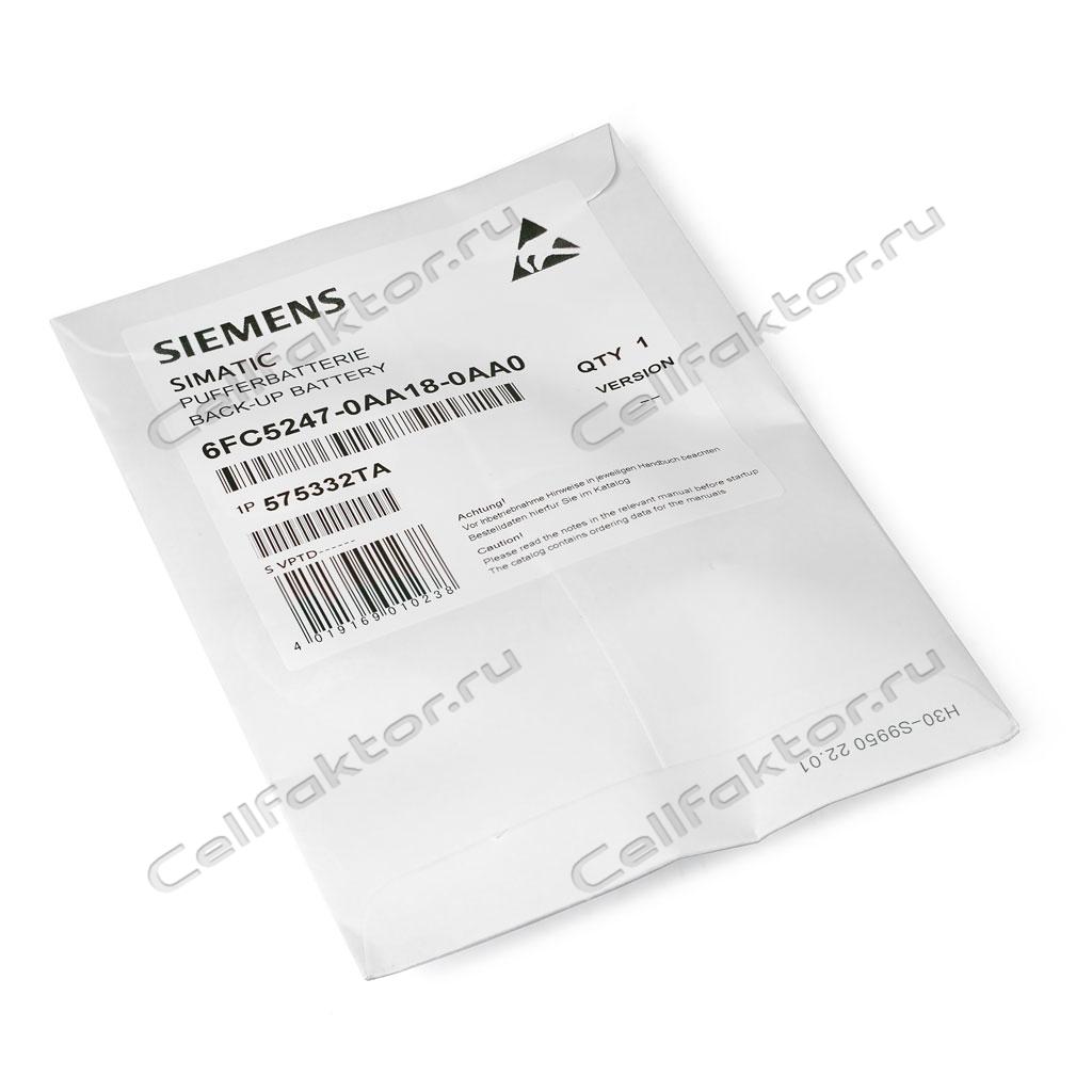 Батарейка Siemens 575332TA 6FC5247-0AA18-0AA0 литиевая купить в СеллФактор с доставкой по Москве и России
