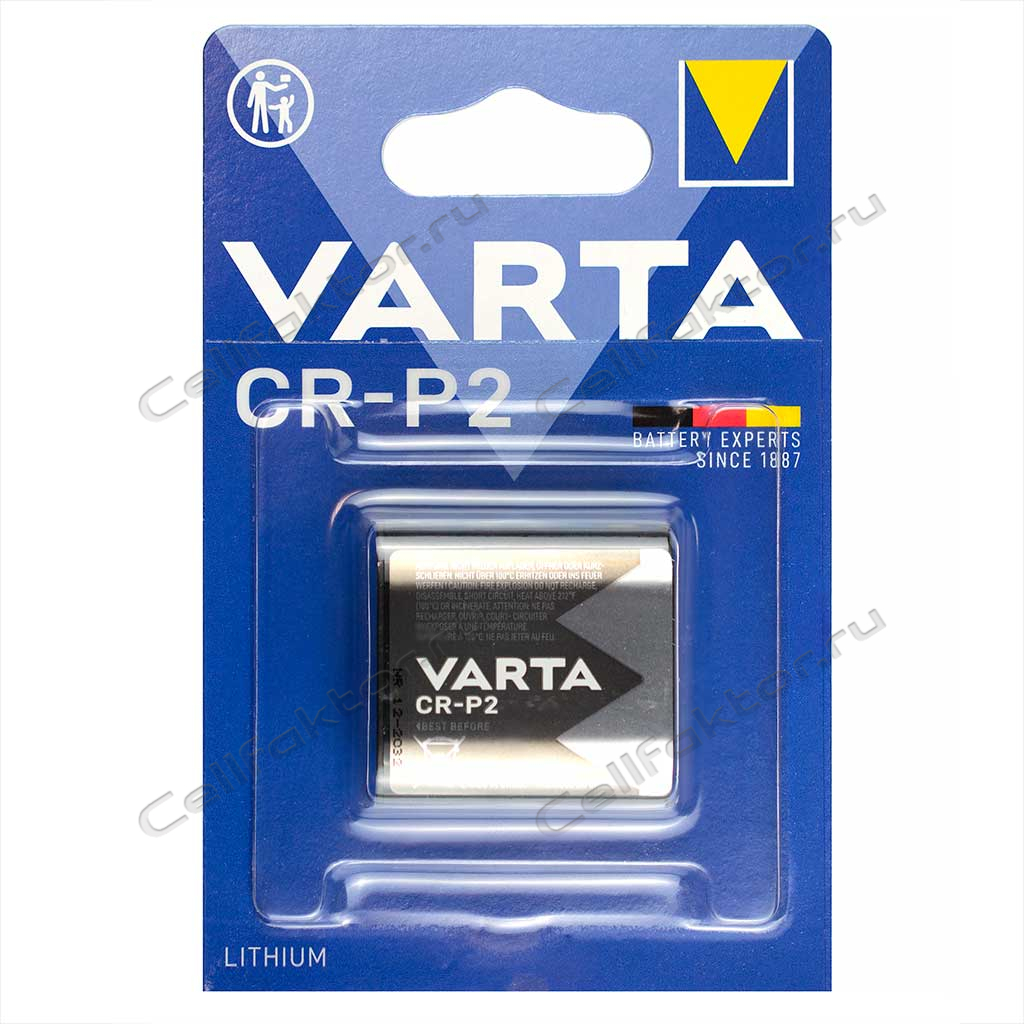 VARTA CR-P2 BL-1 батарейка литиевая для фотоаппарата купить оптом в СеллФактор с доставкой по Москве и России