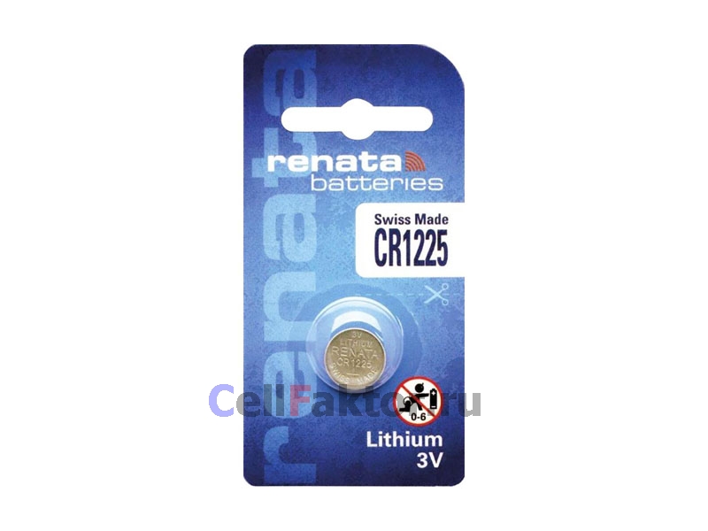 RENATA CR1225 батарейка литиевая купить оптом в СеллФактор с доставкой по Москве и России