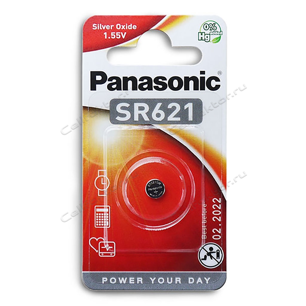 PANASONIC SR621 BL-1 батарейка часовая серебряно-цинковая купить оптом в СеллФактор с доставкой по Москве и России