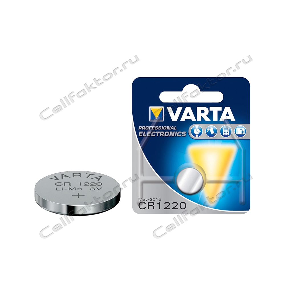 VARTA CR1220 батарейка литиевая купить оптом в СеллФактор с доставкой по Москве и России