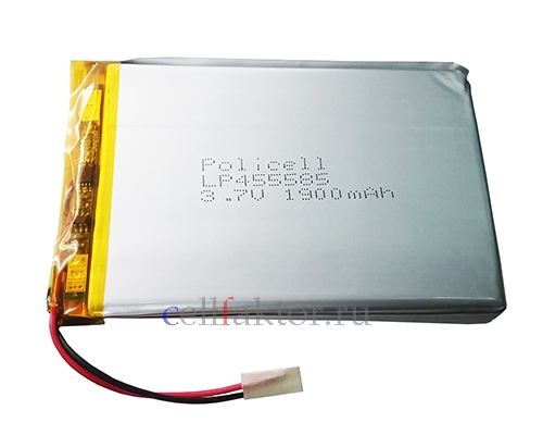 LP455585-PCM PoliCell 4.5*55*85 3.7V 1900mAh аккумулятор литий-полимерный Li-pol купить оптом в СеллФактор с доставкой по Москве и России