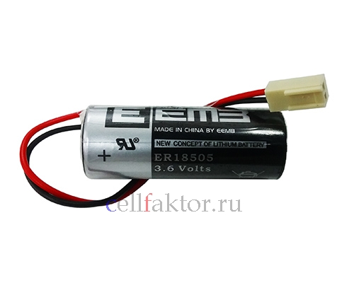 EEMB ER18505 с выводами батарейка литиевая купить оптом в СеллФактор с доставкой по Москве и России