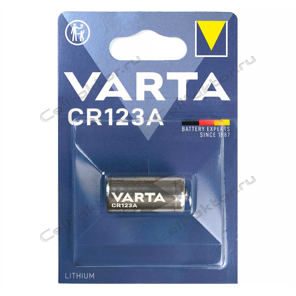 VARTA CR123A BL-1 батарейка литиевая для фотоаппарата купить оптом в СеллФактор с доставкой по Москве и России