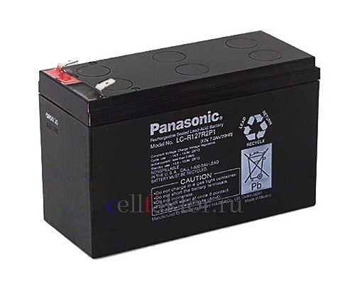 Panasonic LC-R127R2P аккумулятор свинцово-гелевый купить оптом в СеллФактор с доставкой по Москве и России