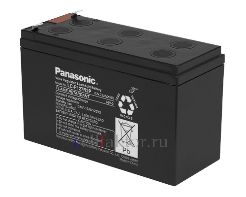 Panasonic LC-P127R2P аккумулятор свинцово-гелевый купить оптом в СеллФактор с доставкой по Москве и России