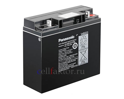 Panasonic LC-XD1217P аккумулятор свинцово-гелевый купить оптом в СеллФактор с доставкой по Москве и России