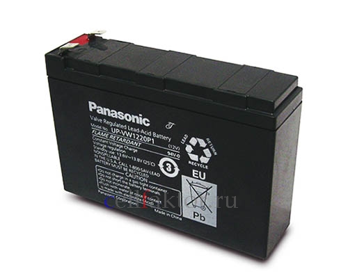 Panasonic UP-VW1220P1 аккумулятор свинцово-гелевый купить оптом в СеллФактор с доставкой по Москве и России