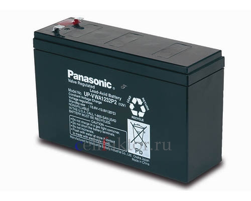 Panasonic UP-VWA1232P2 аккумулятор свинцово-гелевый купить оптом в СеллФактор с доставкой по Москве и России