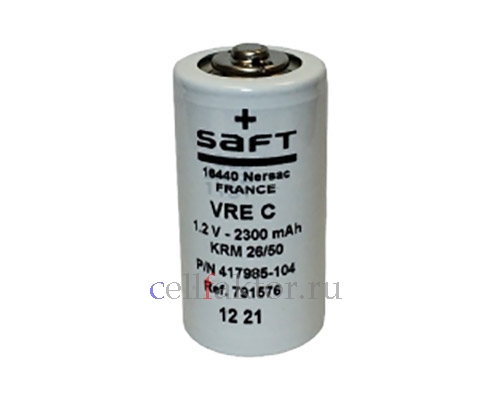 SAFT VRE C 2300mAh аккумулятор никель-кадмиевый Ni-Cd купить оптом в СеллФактор с доставкой по Москве и России