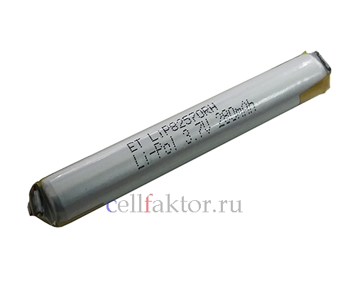 LiP82570R 8.2х57 3.7V 280mAh аккумулятор литий-полимерный Li-pol купить оптом в СеллФактор с доставкой по Москве и России