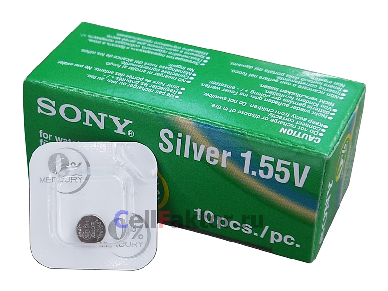 SONY SR516SW батарейка часовая серебряно-цинковая купить оптом в СеллФактор с доставкой по Москве и России