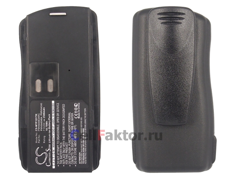 Motorola PMNN4046A CS-MTP125TW аккумулятор для рации купить оптом в СеллФактор с доставкой по Москве и России