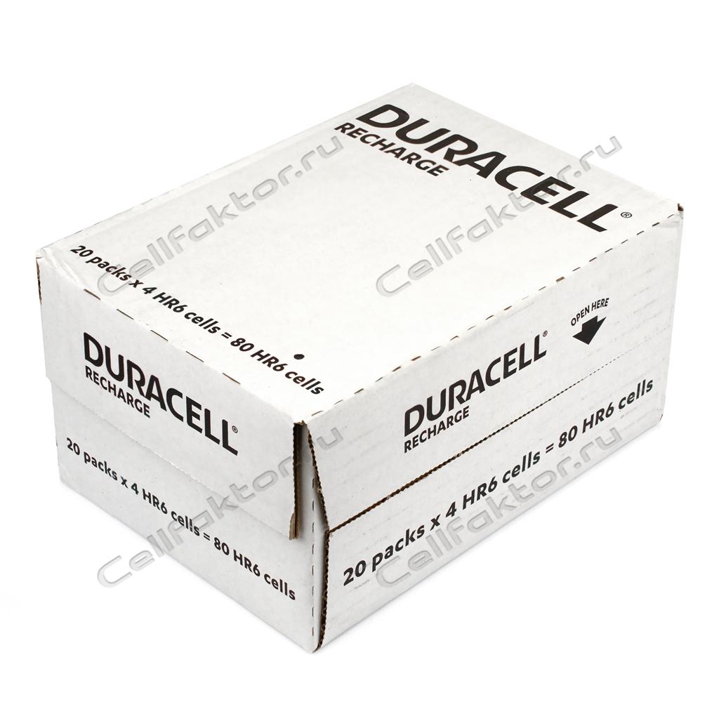 DURACELL RECHARGE HR6 2500мAч BL-4 аккумулятор никель-металгидрид Ni-MH купить оптом в СеллФактор с доставкой по Москве и России