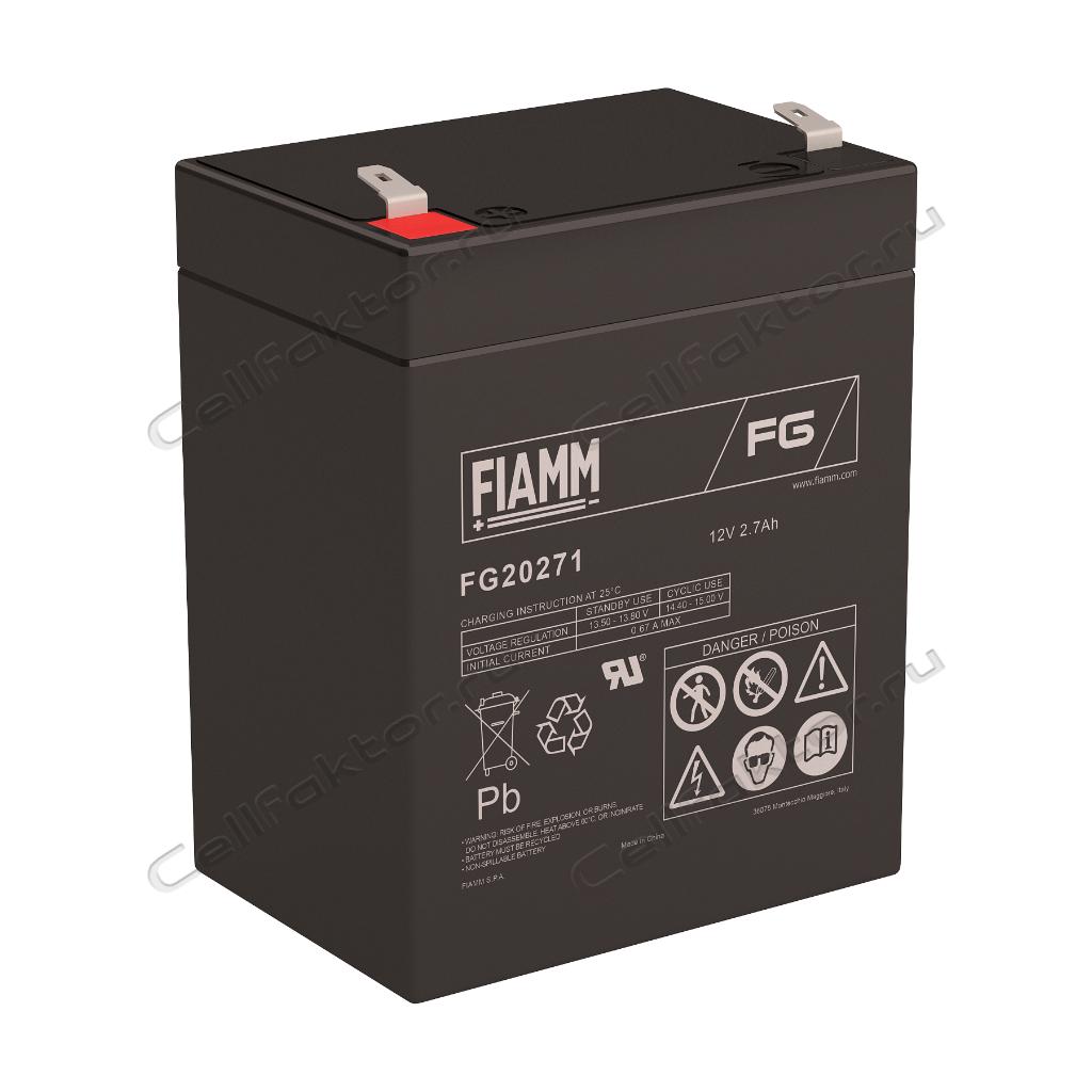 Fiamm FG20271 аккумулятор свинцово-гелевый купить оптом в СеллФактор с доставкой по Москве и России