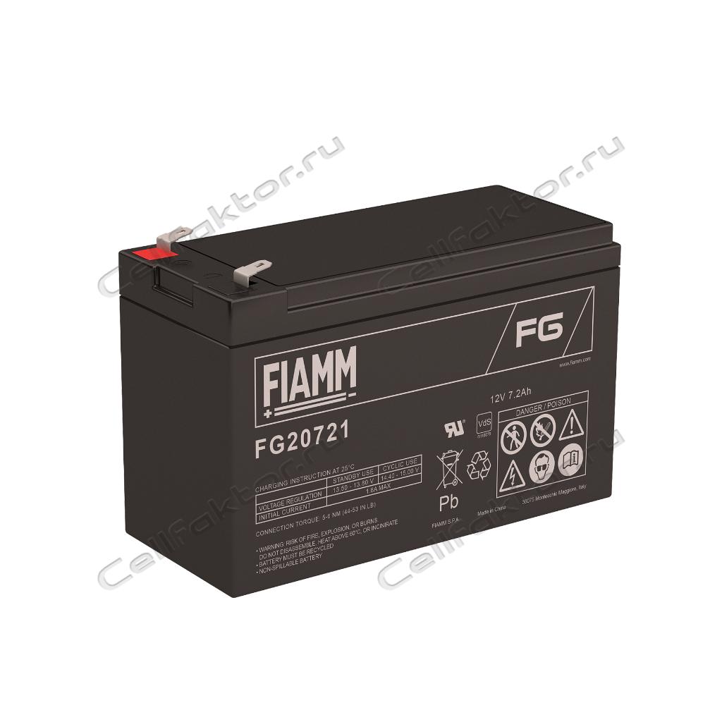 Fiamm FG20721 аккумулятор свинцово-гелевый купить оптом в СеллФактор с доставкой по Москве и России