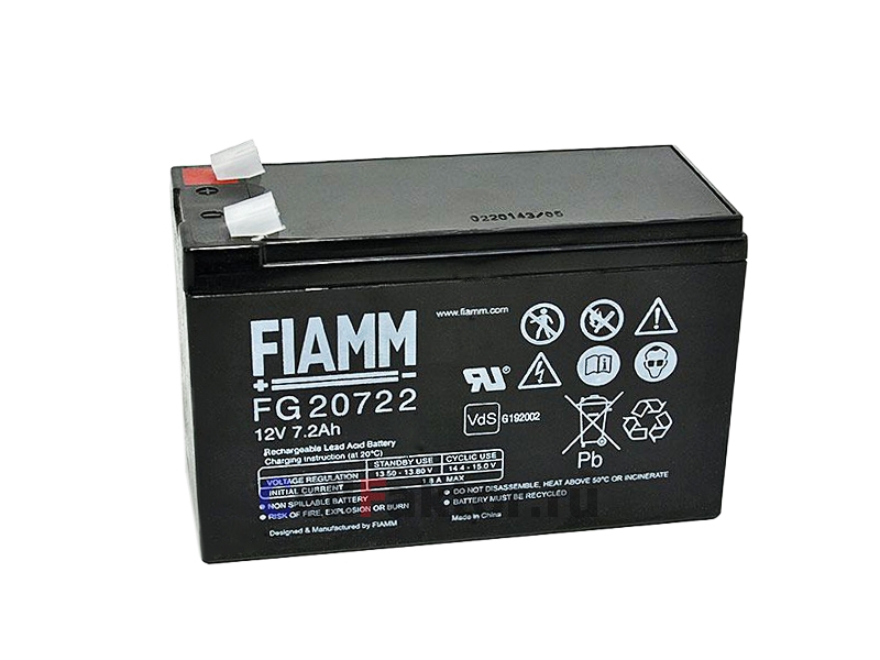 Fiamm FG20722 аккумулятор свинцово-гелевый купить оптом в СеллФактор с доставкой по Москве и России