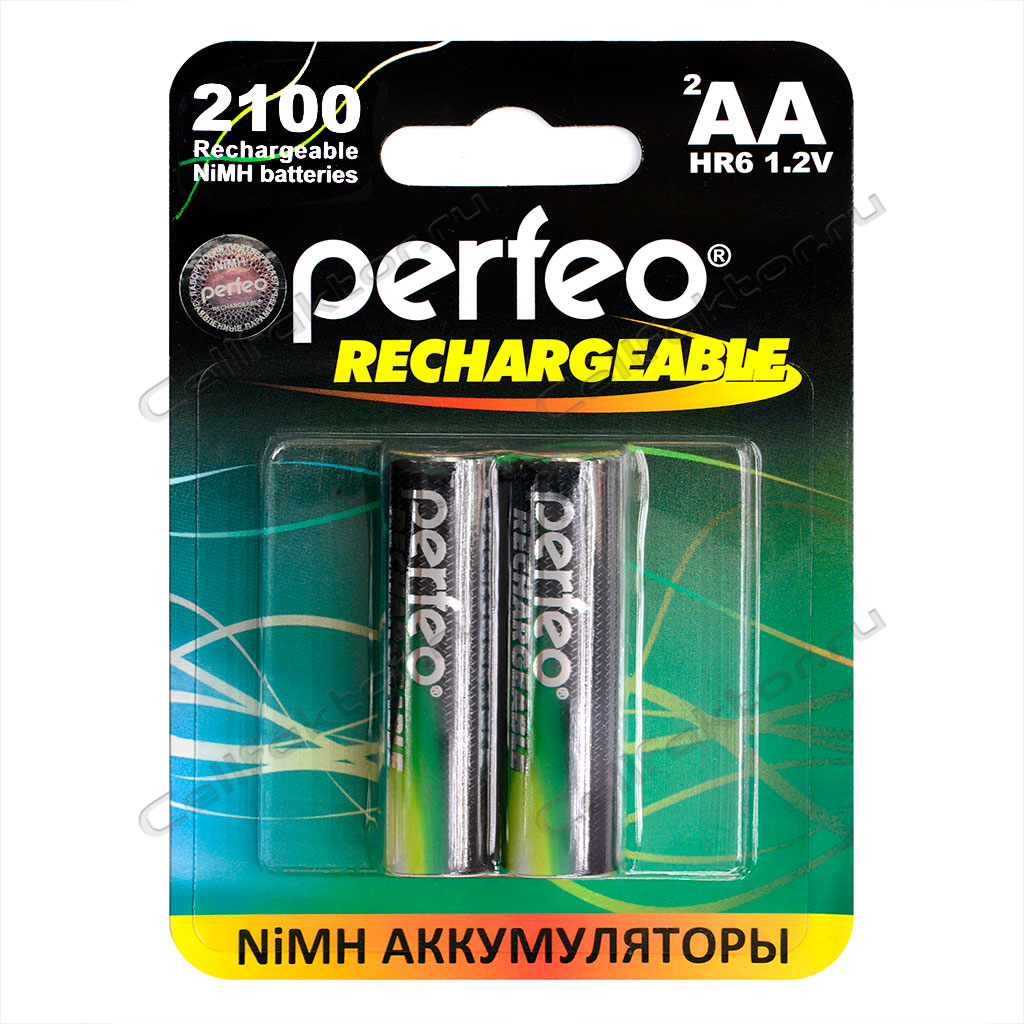 Perfeo AA 2100mAh BL-2 аккумулятор никель-металгидрид Ni-MH купить оптом в СеллФактор с доставкой по Москве и России