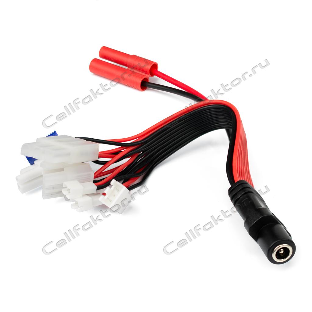 Переходник DC:5.5*2.1 --> 9-in-1 зарядное устройство купить оптом в СеллФактор с доставкой по Москве и России