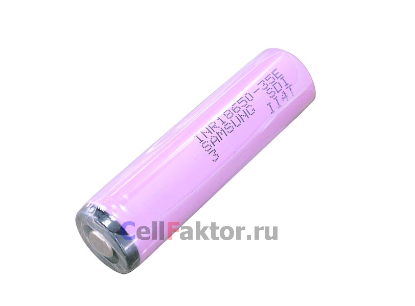 SAMSUNG INR18650-35E-PCM 3.7V 3350mAh аккумулятор литий-ионный Li-ion с защитой купить оптом в СеллФактор с доставкой по Москве и России