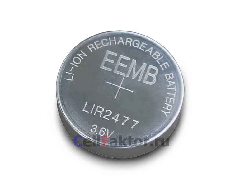 EEMB LIR2477 3.7V 160mAh аккумулятор литиевый купить оптом в СеллФактор с доставкой по Москве и России