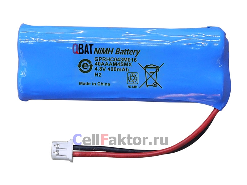 QBAT 40AAAM4SMX 4.8V 400mAh Ni-MH аккумулятор купить оптом в СеллФактор с доставкой по Москве и России