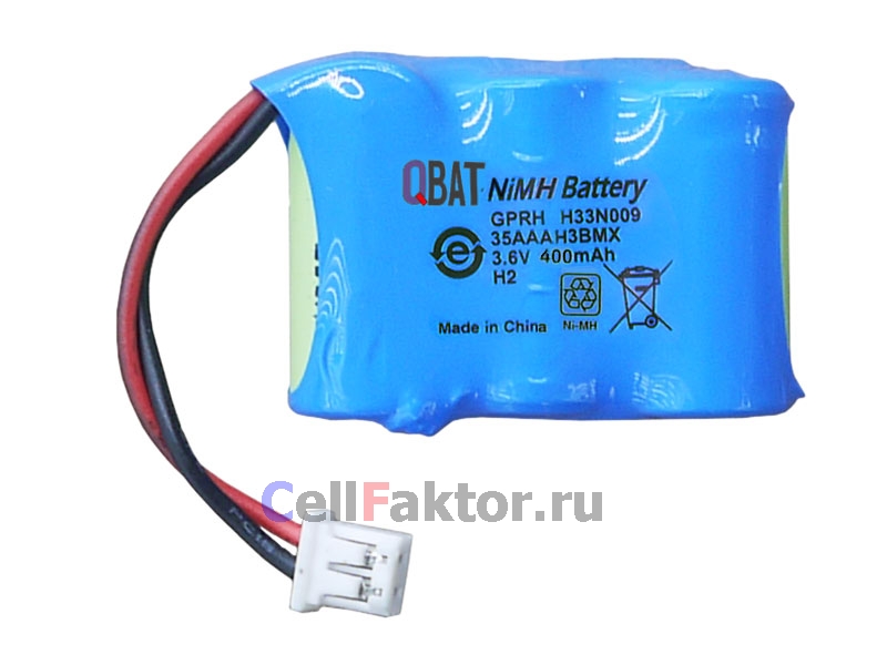 QBAT 35AAAH3BMX 3.6V 400mAh Ni-MH аккумулятор купить оптом в СеллФактор с доставкой по Москве и России