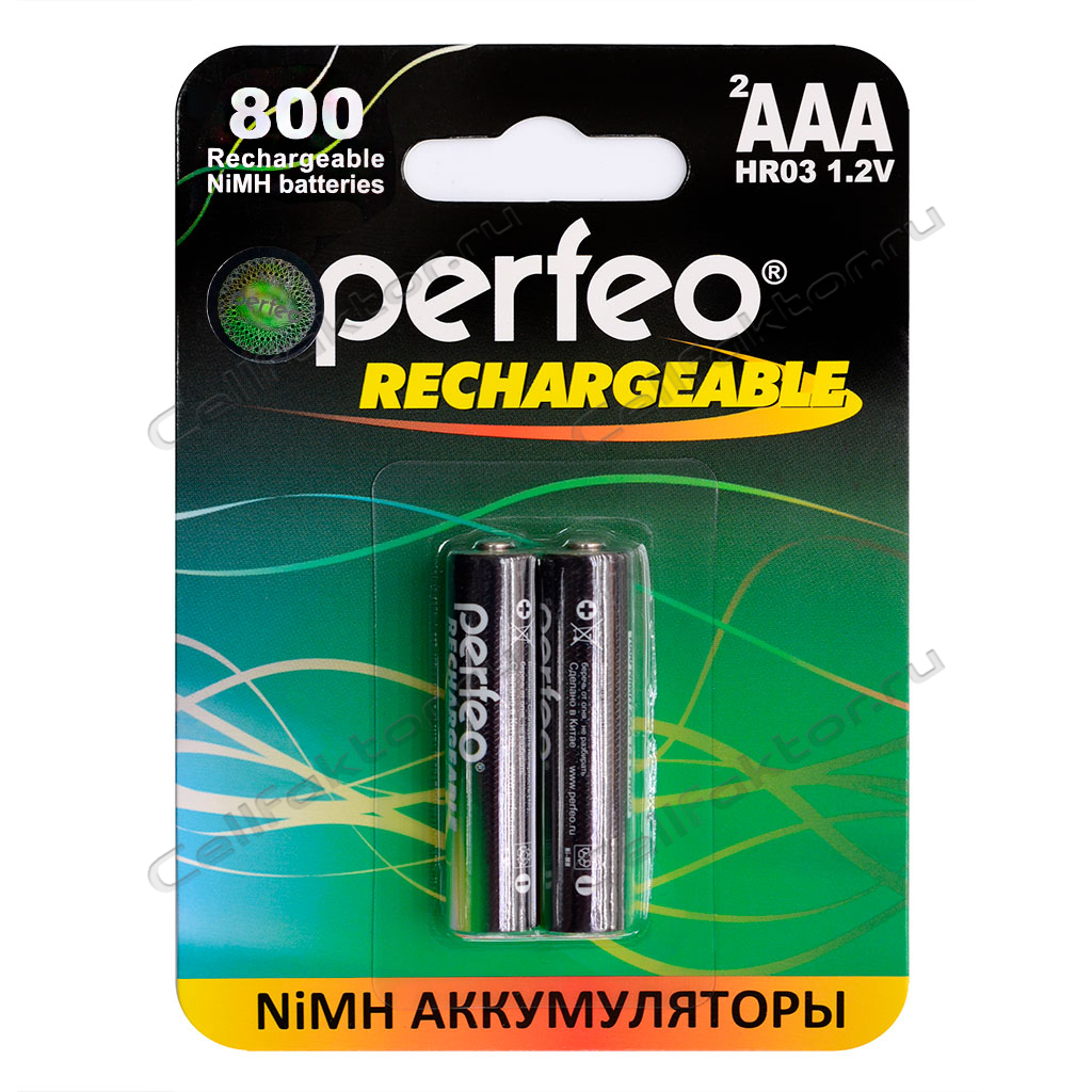 Perfeo AAA 800mAh BL-2 аккумулятор никель-металгидрид Ni-MH купить оптом в СеллФактор с доставкой по Москве и России