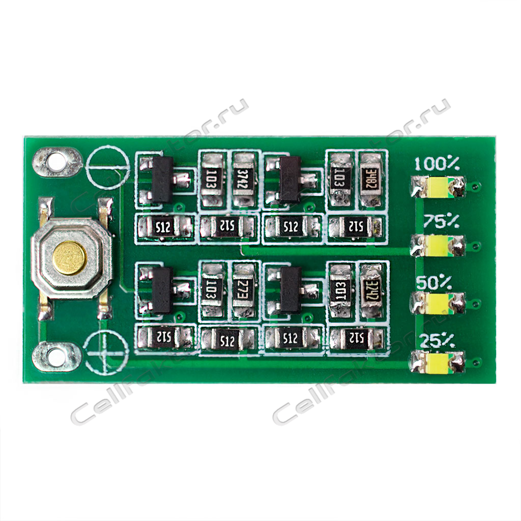 Тестер-индикатор заряда LED 12.6V 3S