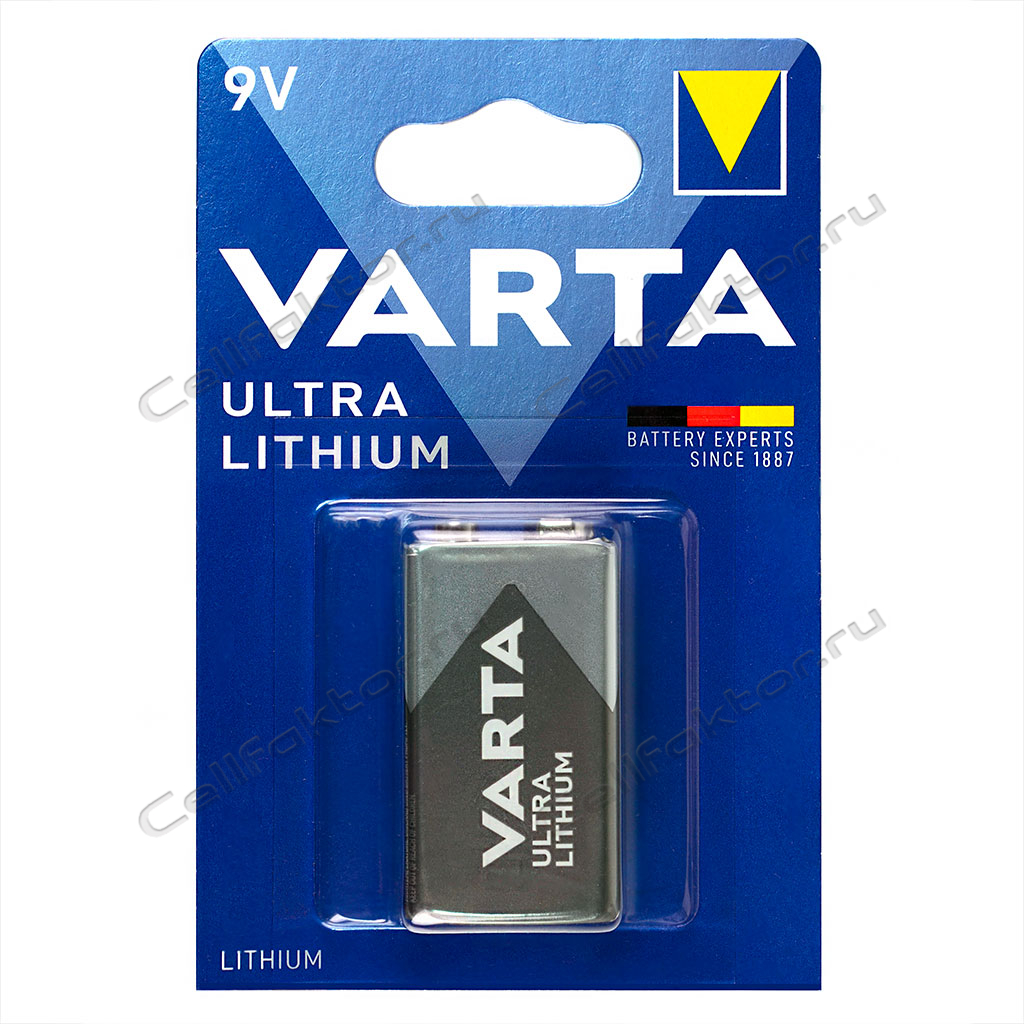 Батарейка для фото VARTA Ultra Lithium CR-V9 (6122) BL-1 купить в интернет-магазине СеллФактор с доставкой по России