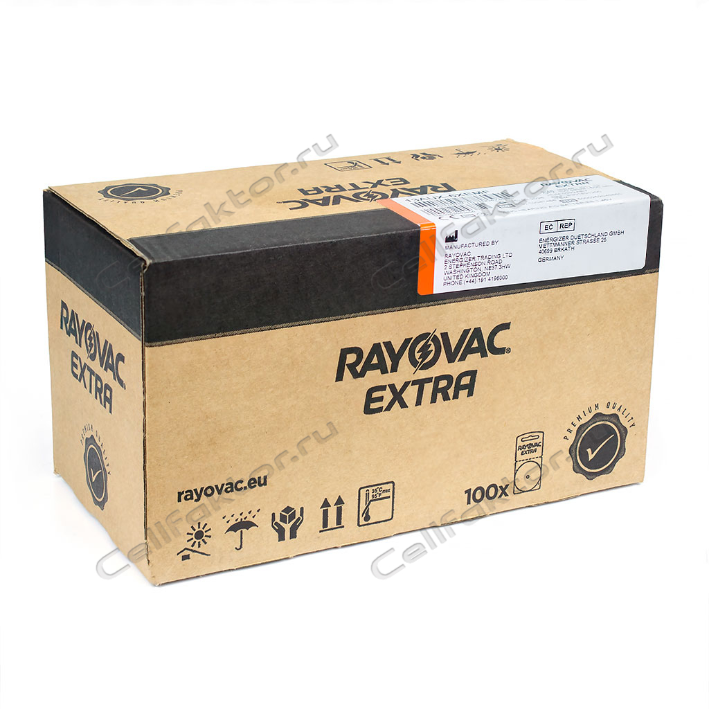 Батарейка Rayovac Extra ZA13