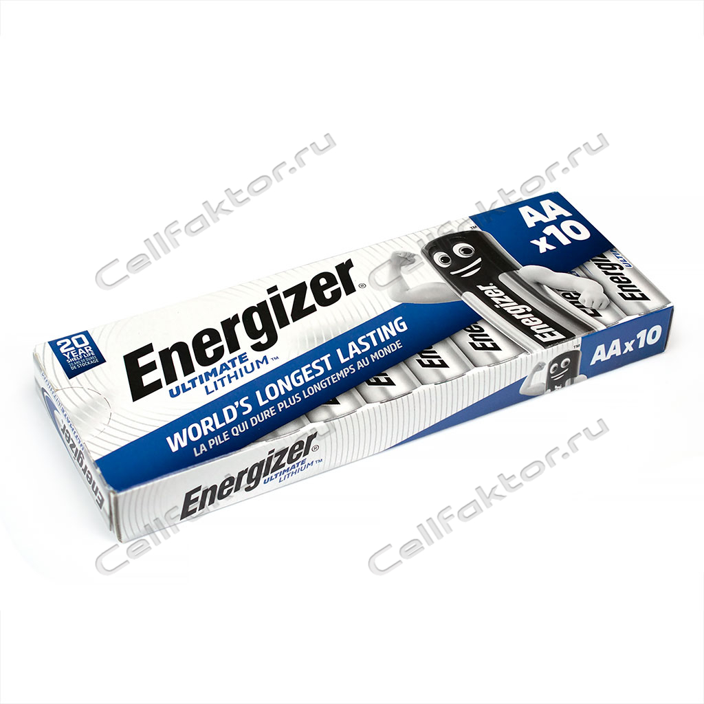 Батарейка для фото ENERGIZER Ultimate Lithium AA L91 BOX-10