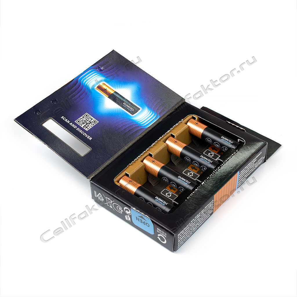 Батарейка алкалиновая DURACELL OPTIMUM LR03 BL-4 купить в интернет-магазине CellFaktor