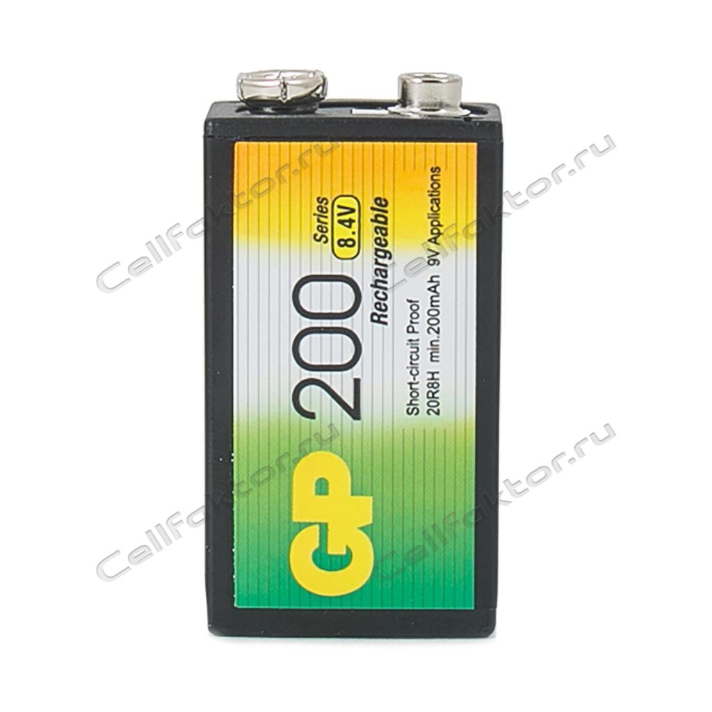 GP 20R8H 200mAh 9V BL-1 аккумулятор никель-металгидрид Ni-MH купить оптом в СеллФактор с доставкой по Москве и России