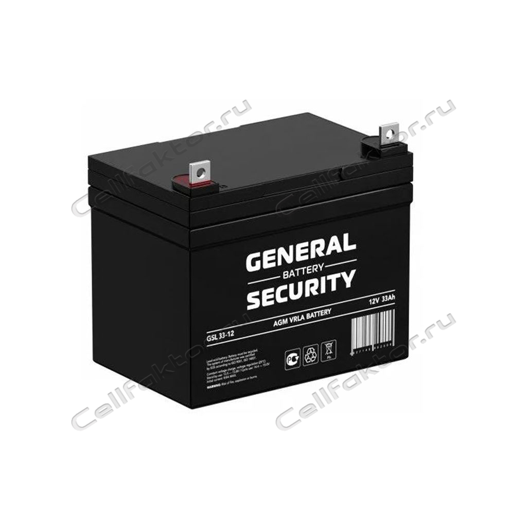 Аккумулятор GENERAL SECURITY GSL 33-12