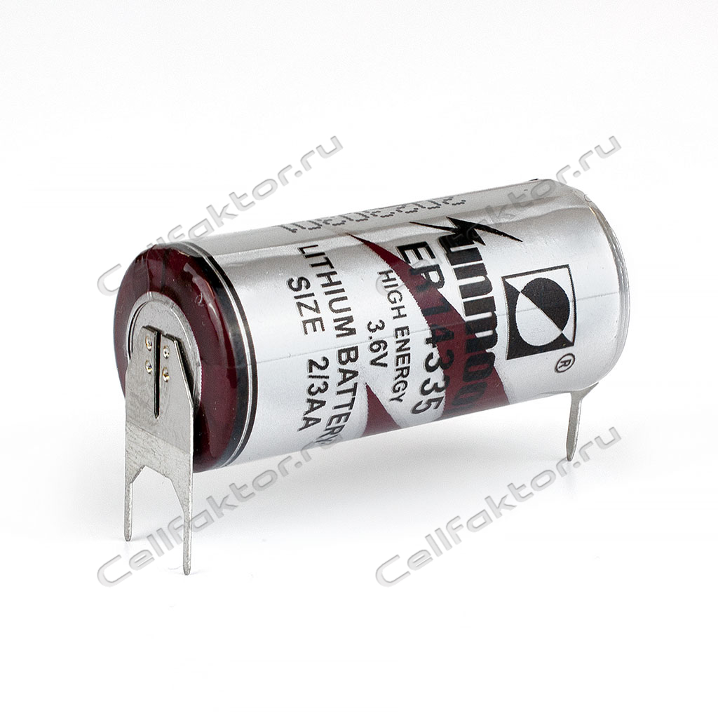 Батарейка литиевая SUNMOON ER14335 3-pin
