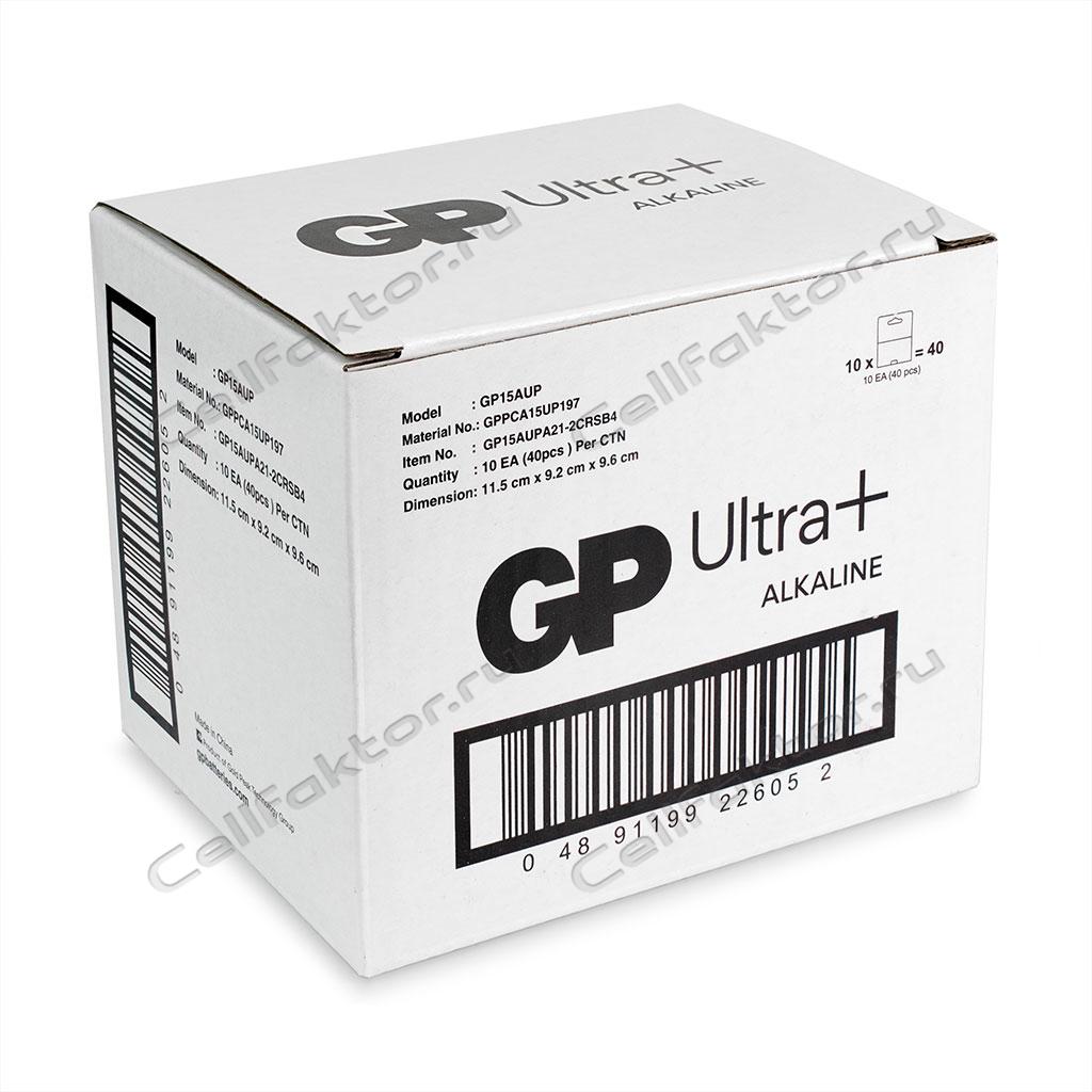 Батарейка алкалиновая GP ULTRA PLUS LR6 BL-4 купить в интернет-магазине СеллФактор с доставкой по России