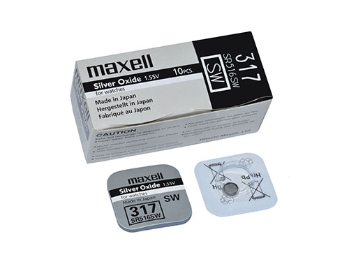 Maxell SR516SW BL-1 батарейка часовая серебряно-цинковая купить оптом в СеллФактор с доставкой по Москве и России