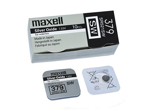 Maxell SR521SW BL-1 батарейка часовая серебряно-цинковая купить оптом в СеллФактор с доставкой по Москве и России
